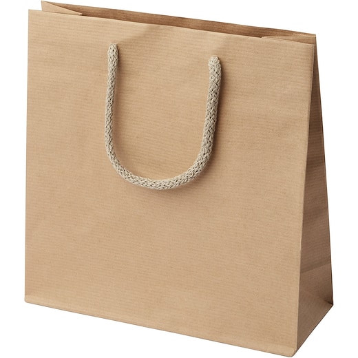 Papirpose Lux 22 x 8 x 23 cm - brun