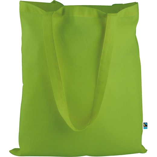 grön Bomullskasse Vera Fairtrade - apple green