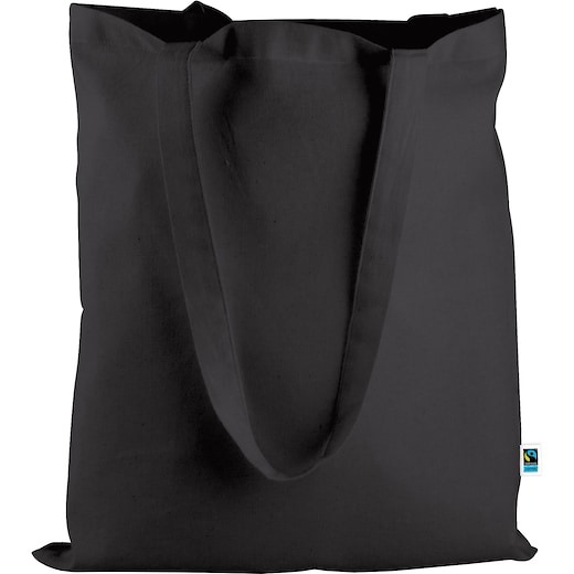 svart Bomullskasse Vera Fairtrade - black