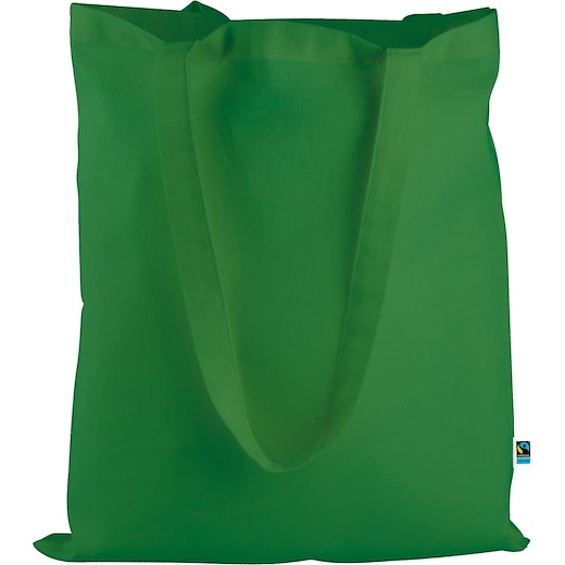 grön Bomullskasse Vera Fairtrade - green
