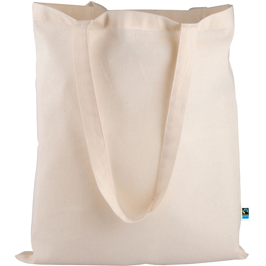 brun Bomullskasse Vera Fairtrade - natural