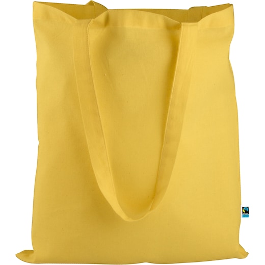 gul Bomullskasse Vera Fairtrade - yellow