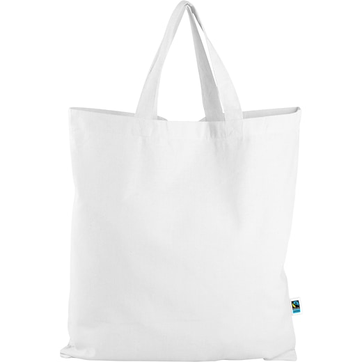 valkoinen Puuvillakassi Yoko Fairtrade - white