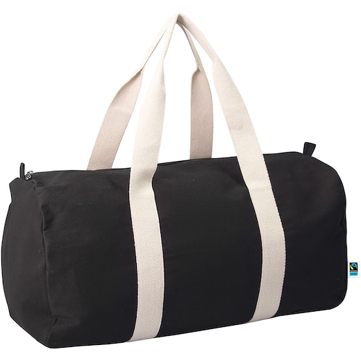 negro Bolsa de deporte Sportiq Eco Fairtrade - negro