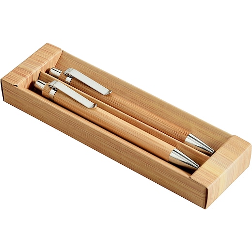 marrone Set di penne Delphi - wood