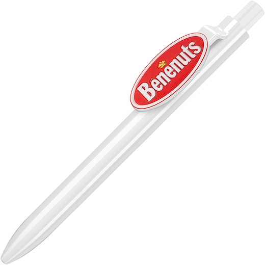 Penna con logo Mondeal - white