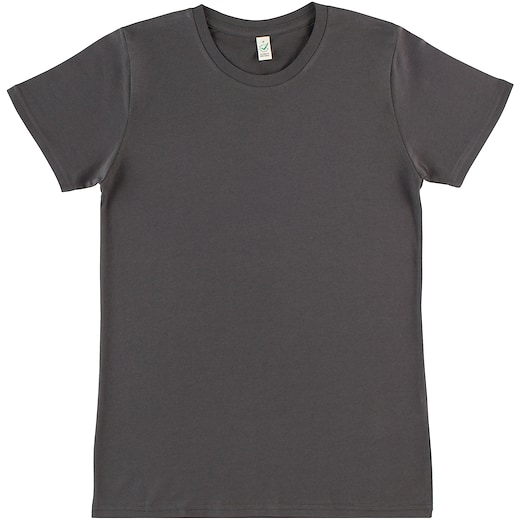 svart Continental Clothing Organic Women´s Classic T-shirt - ash black