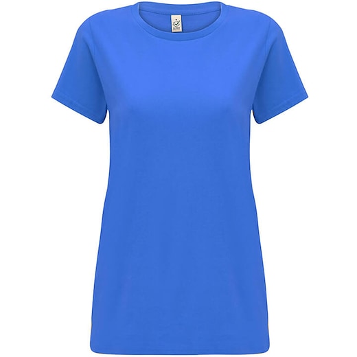 sininen Continental Clothing Organic Women´s Classic T-shirt - bright blue