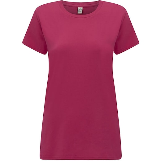 lyserød Continental Clothing Organic Women´s Classic T-shirt - bright pink