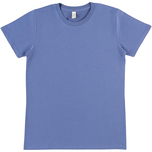 sininen Continental Clothing Organic Women´s Classic T-shirt - faded denim