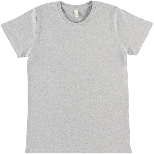 harmaa Continental Clothing Organic Women´s Classic T-shirt - grey melange