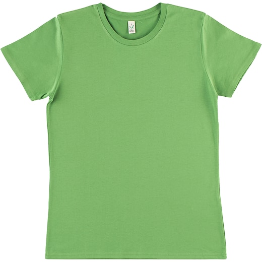 vihreä Continental Clothing Organic Women´s Classic T-shirt - lehden vihreä