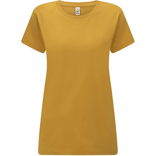 jaune Continental Clothing Organic Women´s Classic T-shirt - mango
