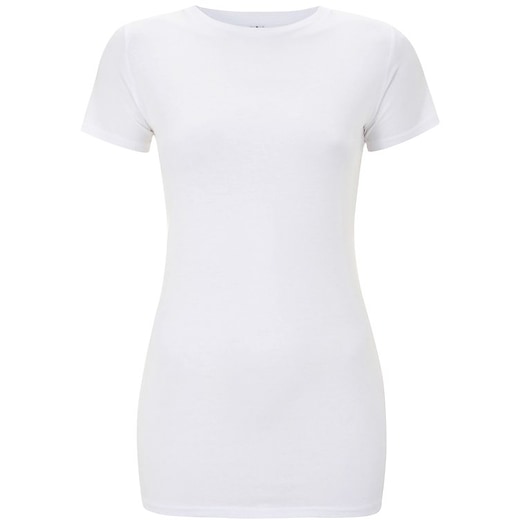 blanco Continental Clothing Organic Women´s Slim Fit T-shirt - blanco