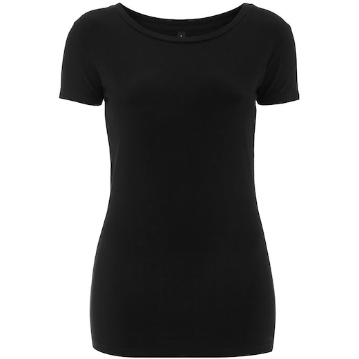 musta Continental Clothing Organic Women´s Classic Stretch T-shirt - black
