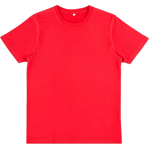 punainen Continental Clothing Organic Unisex Heavy T-shirt - red