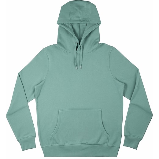 grøn Continental Clothing Organic Unisex Pullover Hoody - sage