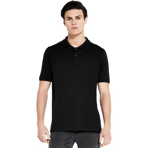 negro Continental Clothing Men´s Slim Cut Polo - negro