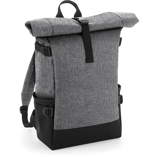 Bagbase Shelby, 17" - grey marl/ black