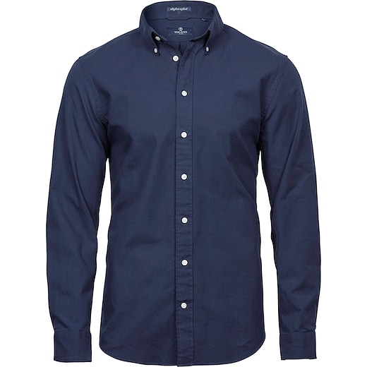 blå Tee Jays Perfect Oxford Shirt - navy