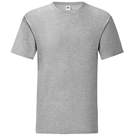 grau Fruit of the Loom Iconic T - athletic heather
