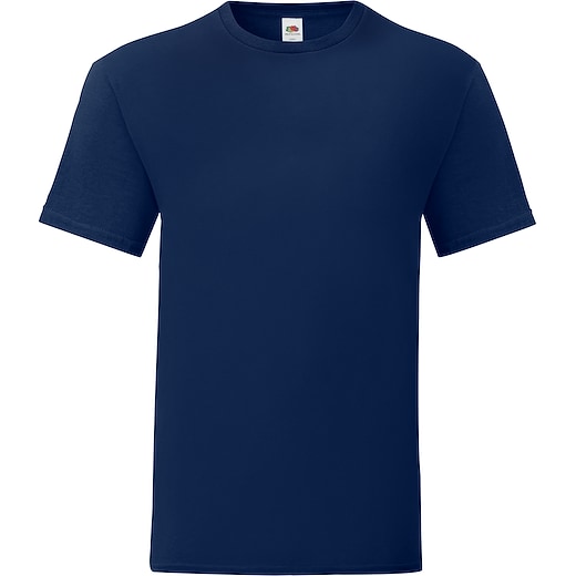 blu Fruit of the Loom Iconic T - navy