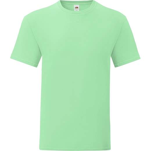 grøn Fruit of the Loom Iconic T - neo mint