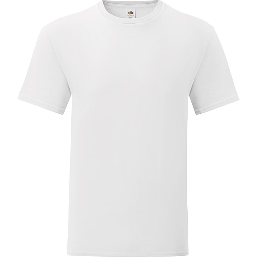 weiß Fruit of the Loom Iconic T - white