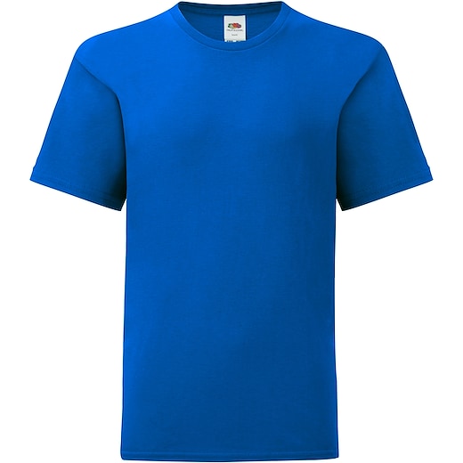 blu Fruit of the Loom Kids Iconic T - royal blue