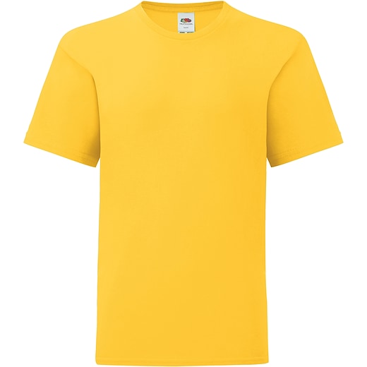 giallo Fruit of the Loom Kids Iconic T - sunflower
