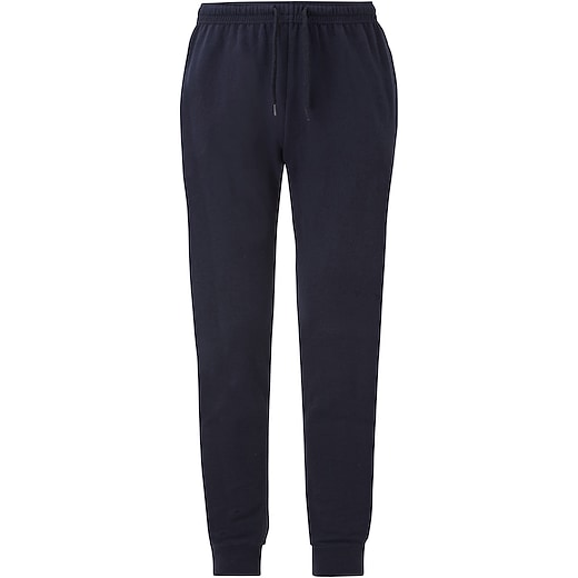 blå Fruit of the Loom Lightweight Cuffed Jog Pants - deep navy