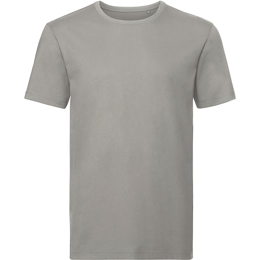 marron Russell Authentic Tee Pure Organic 108M - gris pierre