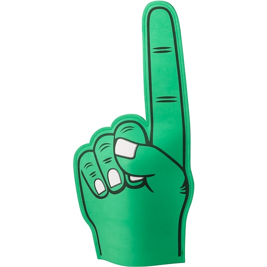 Supporterhånd Point - green