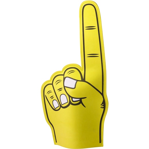 Supporterhånd Point - yellow