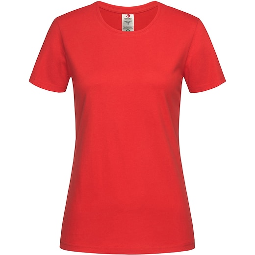 rouge Stedman Ladies Classic-T Organic - scarlet red