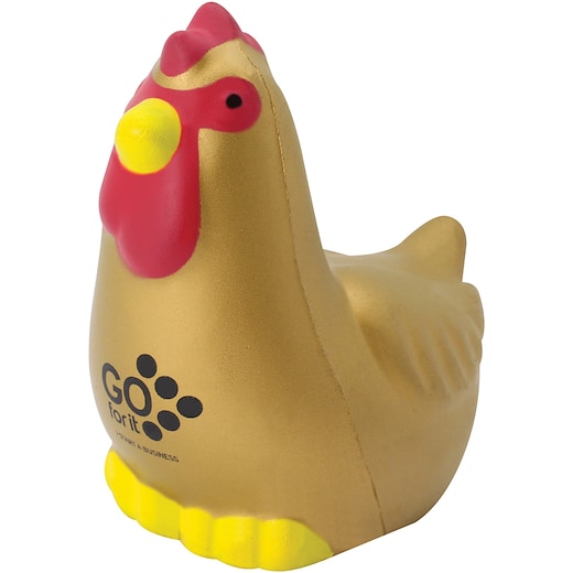 amarillo Pelota antiestrés Chicken - dorado