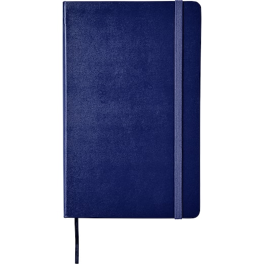 blu Moleskine Classic L Ruled - prussian blue
