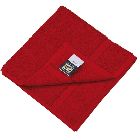 rød Håndkle Greenville, 100 x 50 cm - orient red