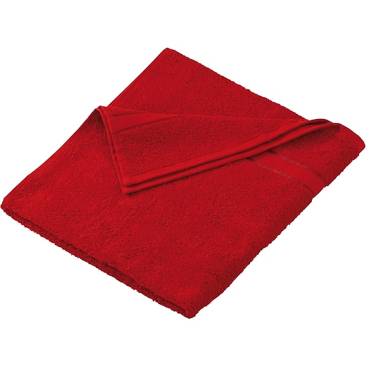 rojo Toalla de baño Beaufort, 140 x 70 cm - orient red
