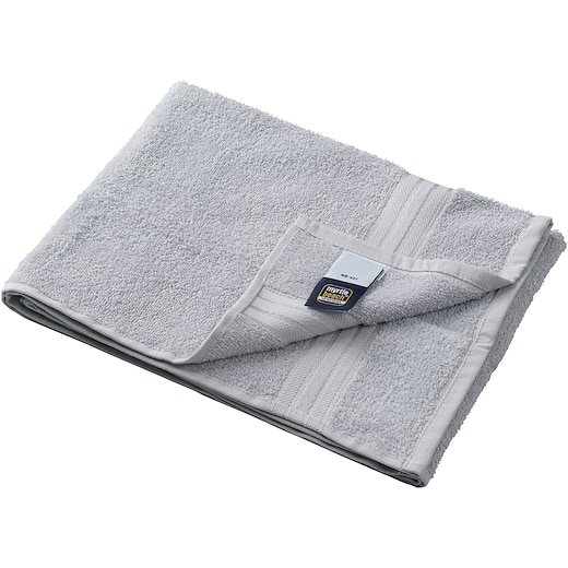 harmaa Pyyhe Charleston, 100 x 50 cm - light grey