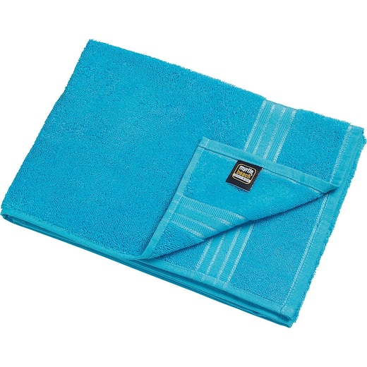 sininen Pyyhe Charleston, 100 x 50 cm - turquoise