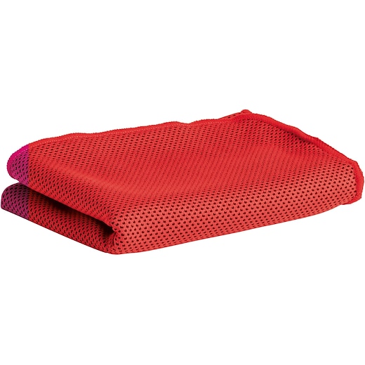 rot Trainingshandtuch Tempo - red