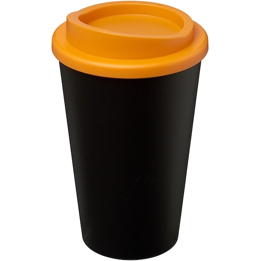 sort Americano Largo, 35 cl - black/ orange