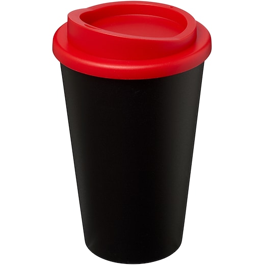 sort Americano Largo, 35 cl - black/ red