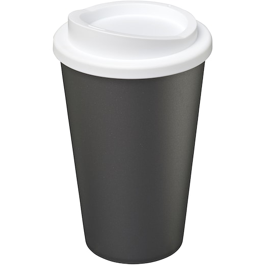 grå Americano Largo, 35 cl - silver/ white
