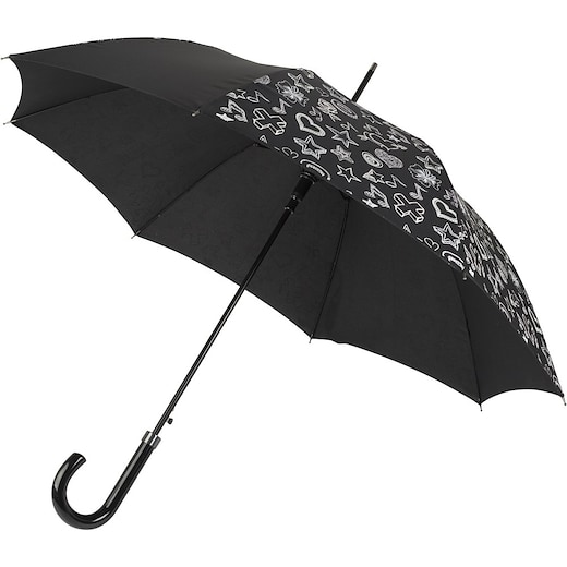 svart Paraply Elberon - svart