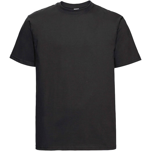 schwarz Russell Classic Heavyweight T-shirt 215M - black