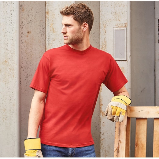 rosso Russell Classic Heavyweight T-shirt 215M - classic red