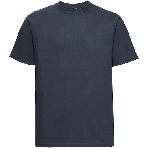 blau Russell Classic Heavyweight T-shirt 215M - french navy
