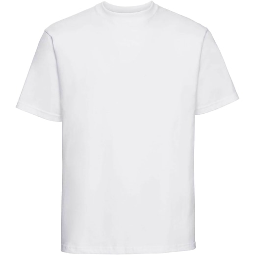 hvid Russell Classic Heavyweight T-shirt 215M - white
